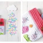 Easy House Pouch Crochet Free Pattern