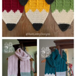 Sharpened Pencil Scarf Free Crochet Pattern