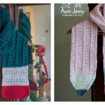 Sharpened Pencil Scarf Free Crochet Pattern