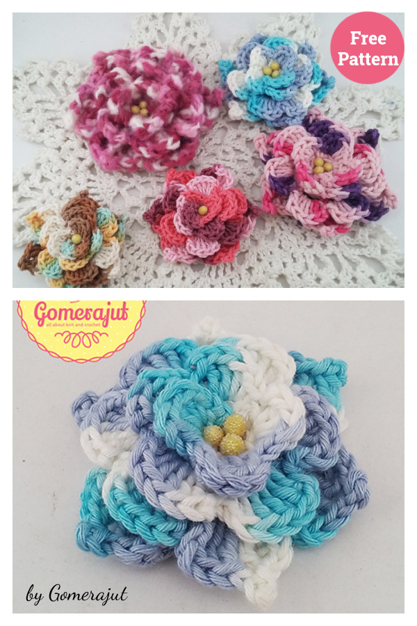 Stephanie’s Fuzz Flower Free Crochet Pattern