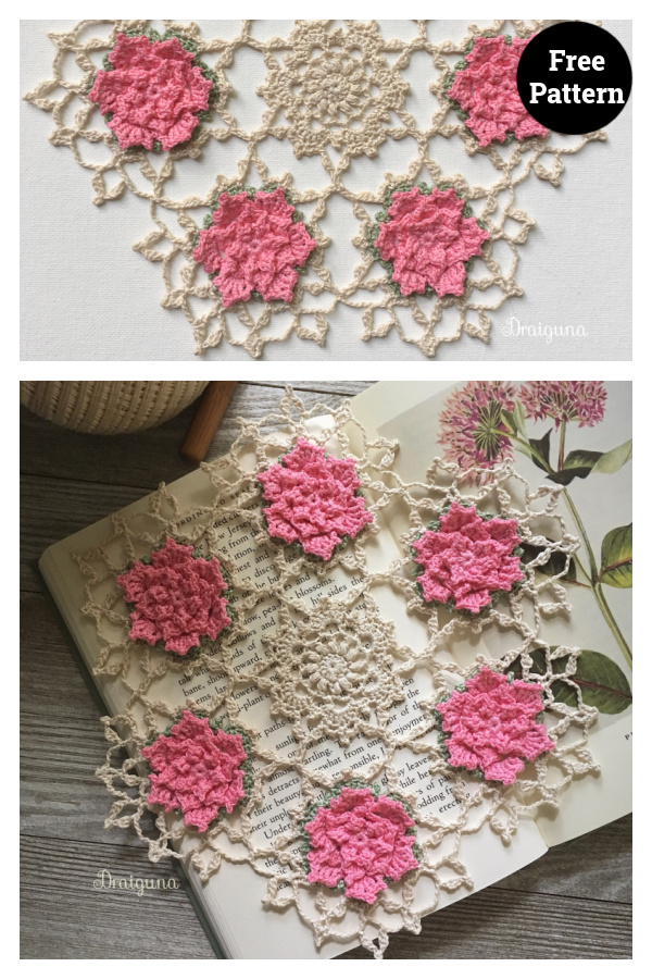 Talandra's Rose Doily Crochet Free Pattern