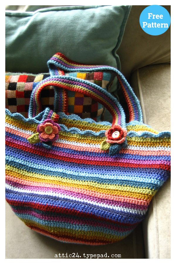Tote Bag Crochet Free Pattern