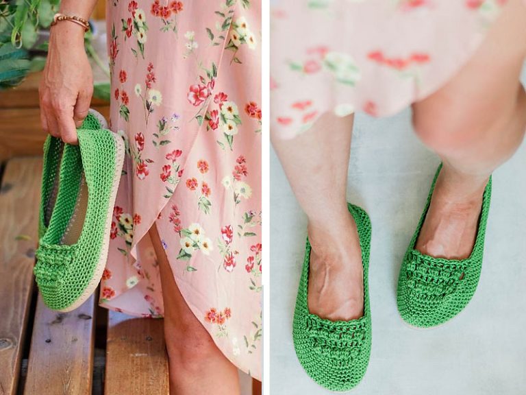 Slip-On Shoes Free Crochet Pattern