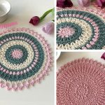 Winter Rose Mandala Crochet Free Pattern