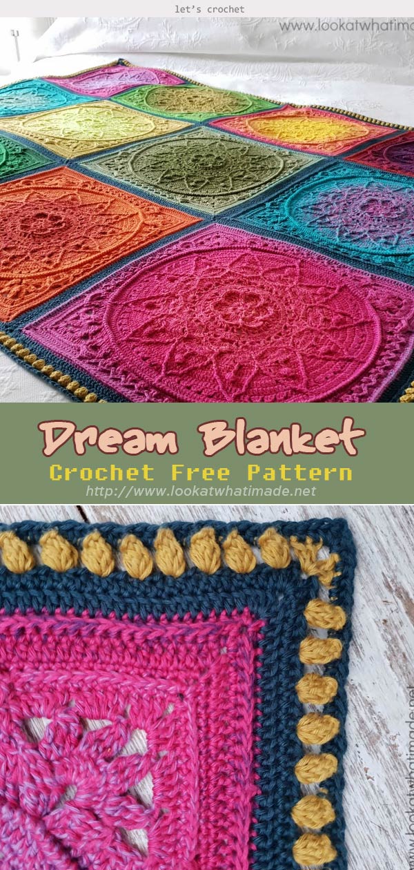 Dream Blanket Crochet Free Pattern