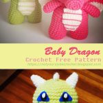Baby Dragon Amigurumi Crochet Free Pattern
