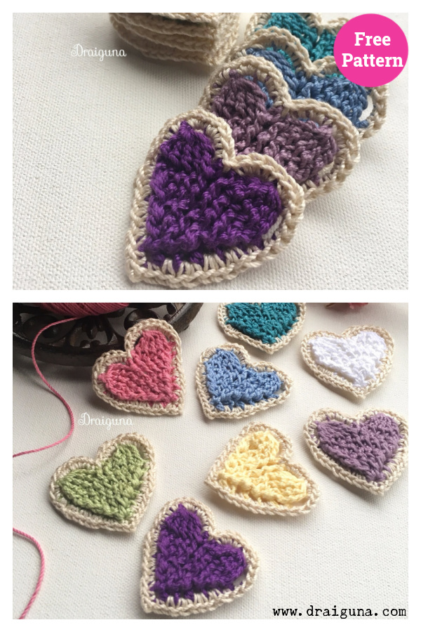 Charming Heart Crochet Free Pattern