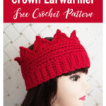 Crochet Crown Ear Warmer Free Pattern