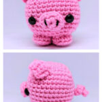 Cube Piggy Pig Amigurumi Crochet Free Pattern