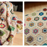 Inspirational Hexies Blanket Crochet Free Pattern