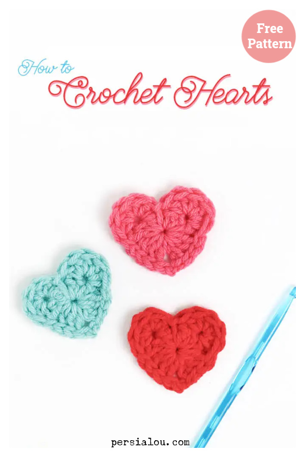 Easy Heart Crochet Free Pattern