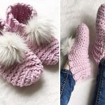 Lux Slippers Crochet Free Pattern