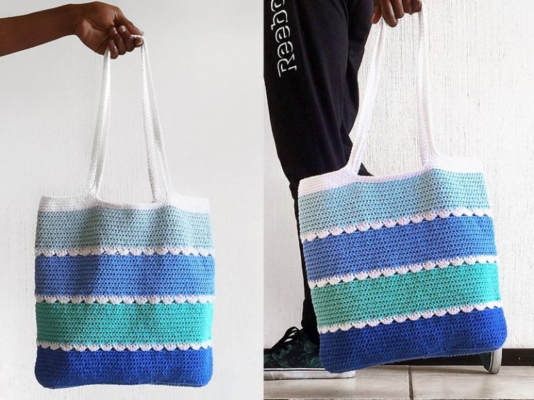 Pool Tote Bag Free Crochet Pattern