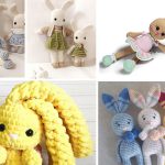 4 Amigurumi Bunny Family Crochet Free Pattern
