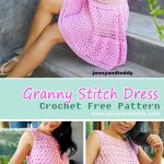 Granny Stitch Dress Crochet Free Pattern