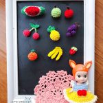 Keychain Cherry Fruits Crochet Free Diagram