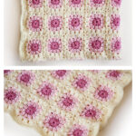 Bloom Afghan Throw Blanket Crochet Free Pattern