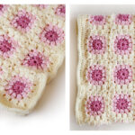 Bloom Afghan Throw Blanket Crochet Free Pattern