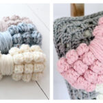 Chunky Bobble Bows Free Crochet Pattern