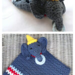 Circus Elephant Lovie Free Crochet Pattern