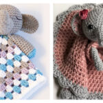 Elephant Baby Lovey Blanket Crochet Patterns
