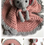 Ellie the Elephant Lovey Free Crochet Pattern