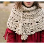 Granny Square Capelet Crochet Free Pattern