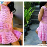 Granny Stitch Dress Crochet Free Pattern and Video Tutorial