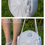 Lunaria Round Bag Crochet Free Pattern