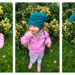 Mermaid Slouchy Hat Crochet Free Pattern and Video Tutorial