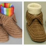 Soccasin Booties Crochet Free Pattern