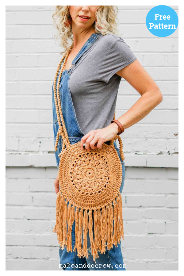Street Fair Boho Purse Crochet Free Pattern