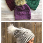 The XOXO Slouch Hat Free Crochet Pattern