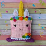 Unicorn Cake Kawaii Cuddler Crochet Free Pattern