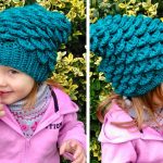 Mermaid Slouchy Hat Crochet Free Pattern
