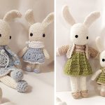 Amigurumi Bunny Family Crochet Free Pattern