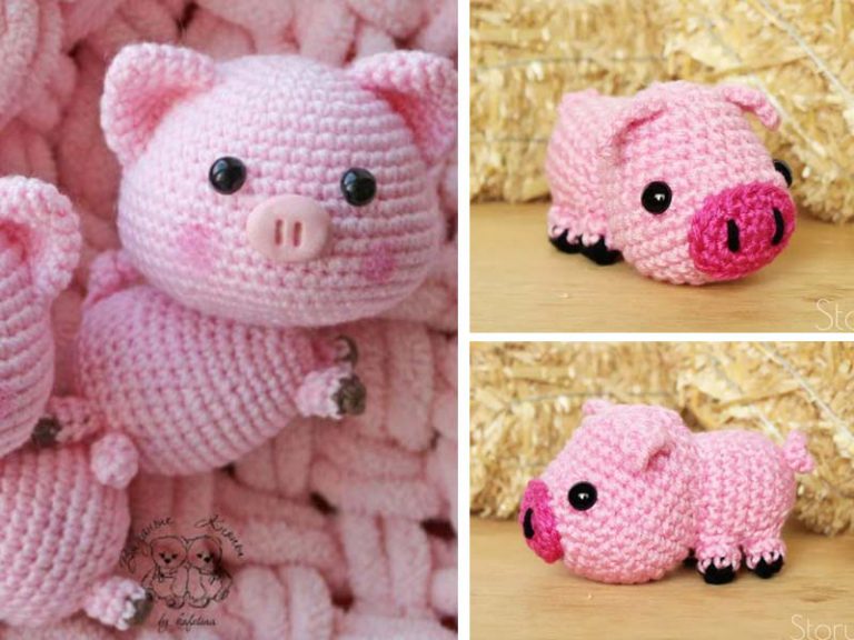 Sweet Pig Amigurumi Crochet Free Pattern