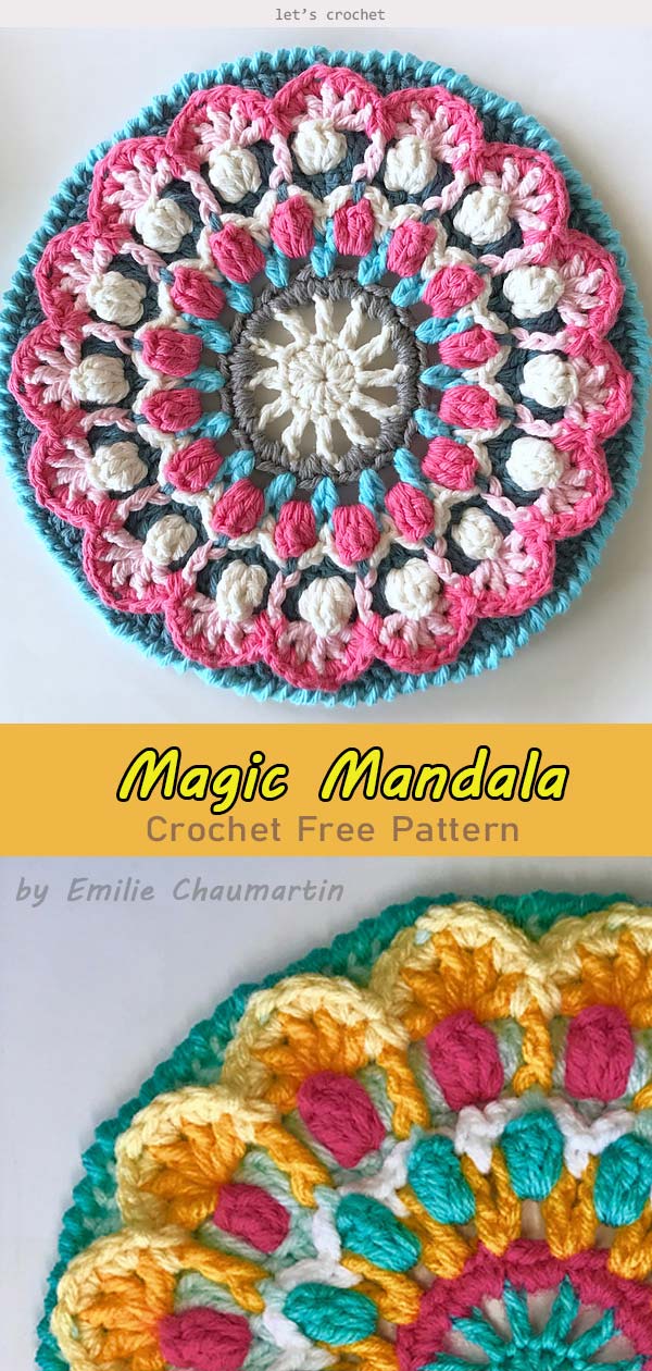 Magic Mandala Crochet Free Pattern