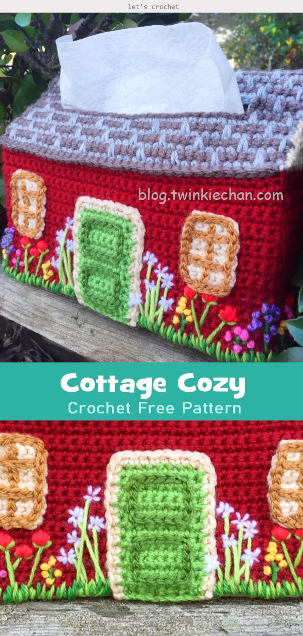 Cottage Cozy Tissue Boxes Crochet Free Pattern