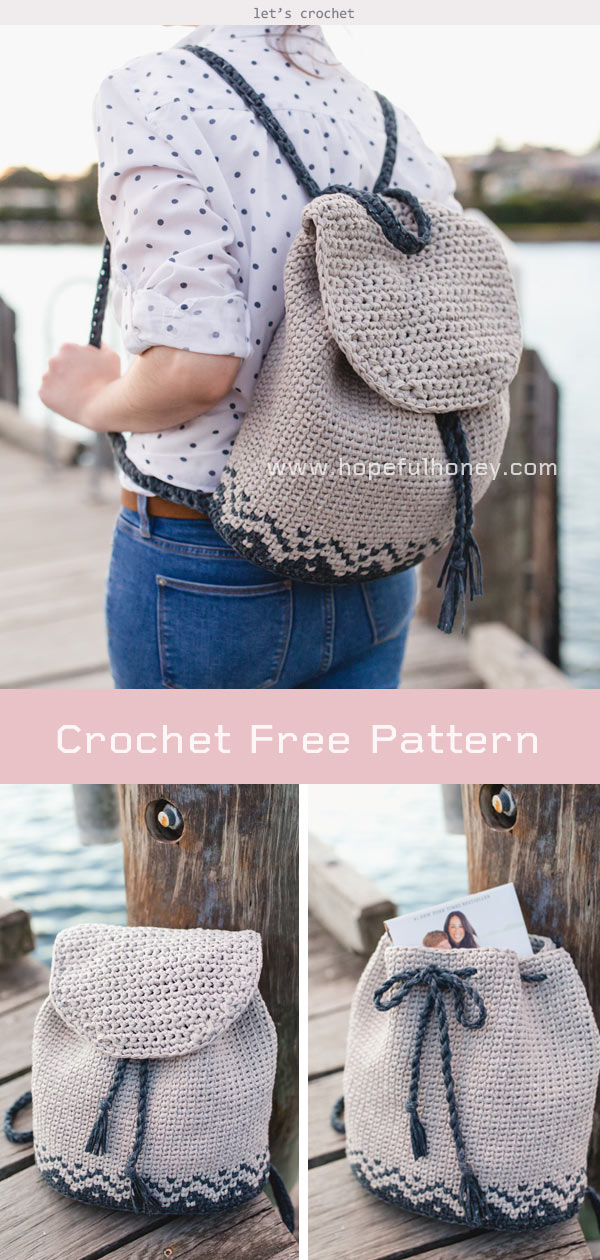 Florence Backpack Crochet Free Pattern