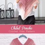 Kids Poncho Crochet Free Pattern