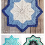Compass Star Blanket Crochet Free Pattern