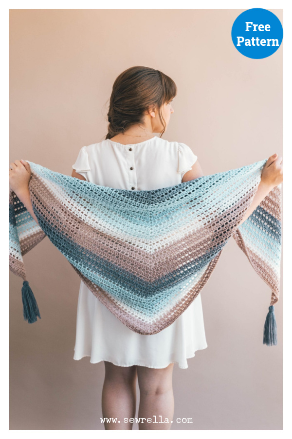 Crochet Wishing Well Wrap Free Pattern
