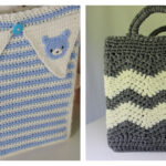 Cube Cozy Basket Crochet Free Pattern