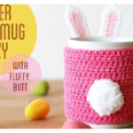 Easter Bunny Mug Cozy Free Crochet Pattern