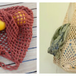 Easy Mesh Grocery Bag Crochet Free Pattern