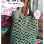 Easy Stashbusting Market Bag Free Crochet Pattern