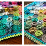 Happy Little Tree Blanket Crochet Free Pattern