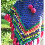 Kids Poncho Free Crochet Pattern