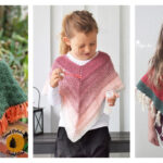Kids Poncho Free Crochet Pattern
